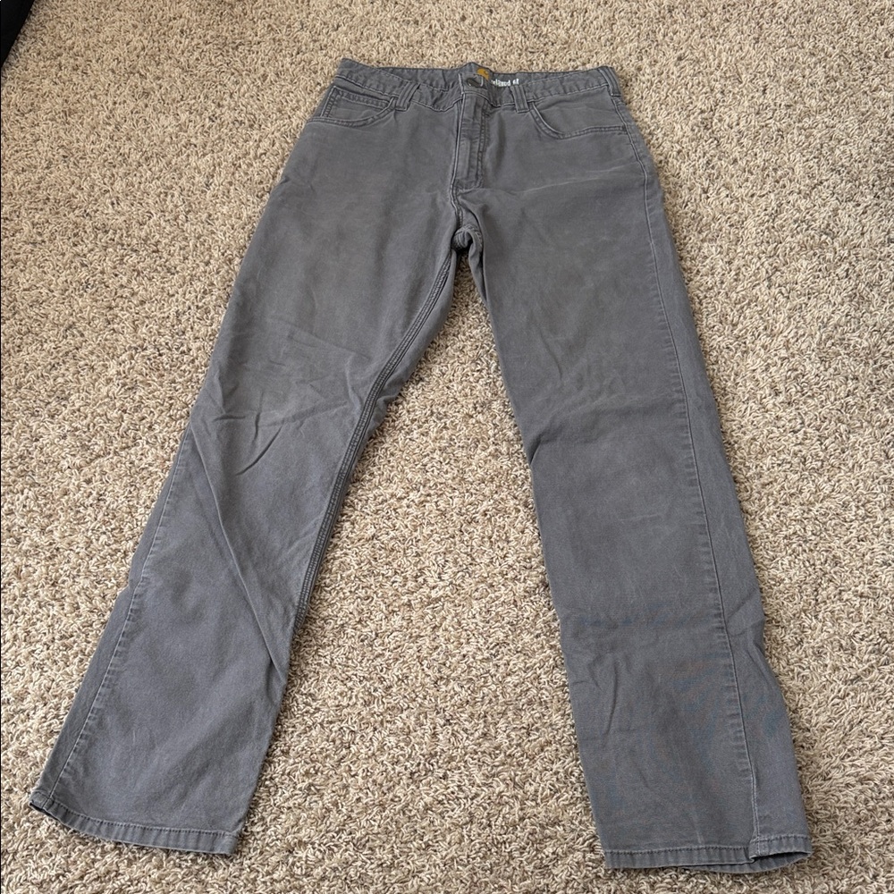Carhartt Men's Gray Corduroy Pants